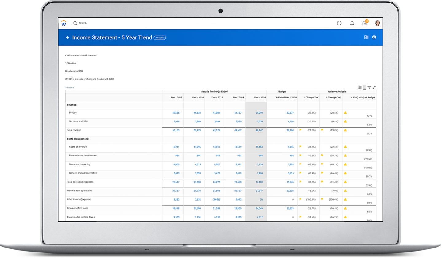 Prism Analytics Data Hub | Financial History Use Case | Workday US