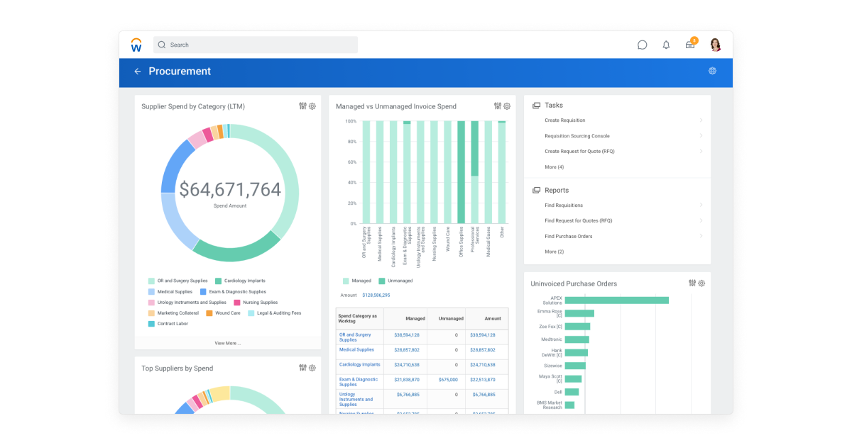 Supply Chain Management for Healthcare | Workday US
