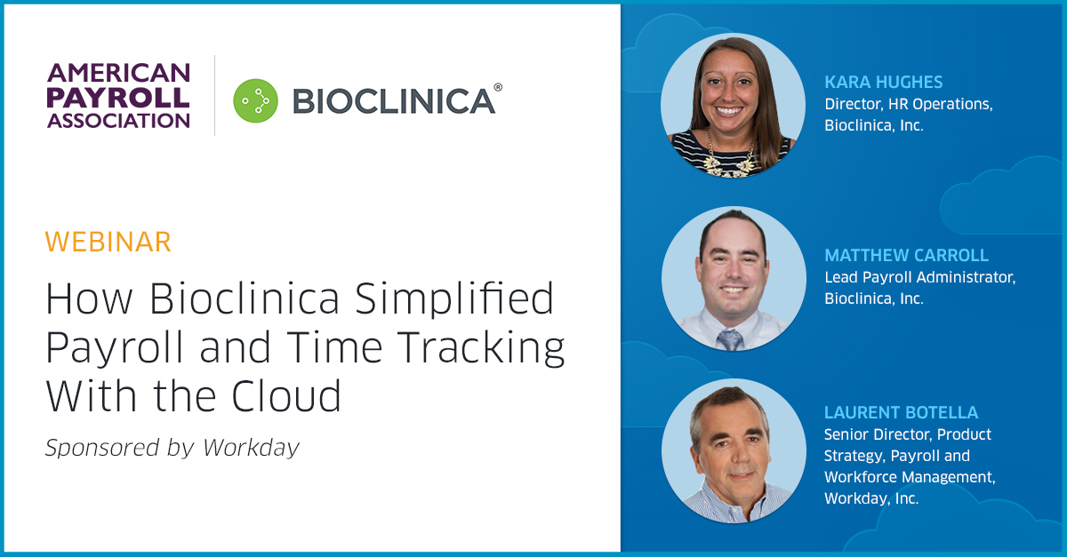 APA Payroll inar feat. Bioclinica Workday