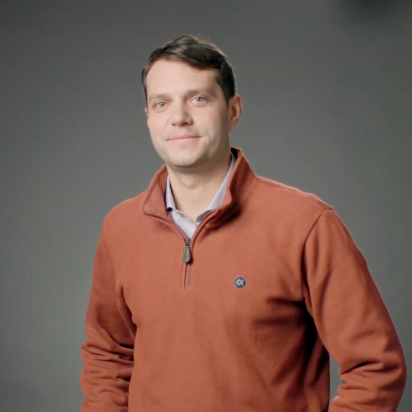 Image of a man against a black background