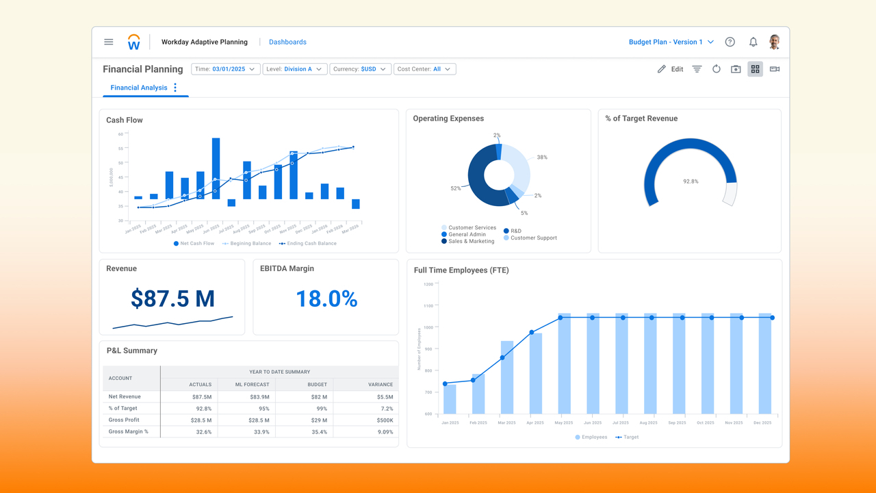 Play the Workday Adaptive Planning quick demo. Play the Workday Adaptive Planning quick demo.